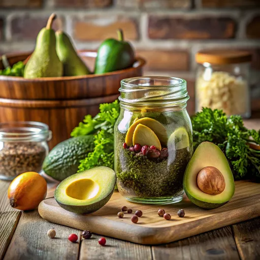 मसाला भरवाँ एवोकाडो